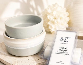 3 in 1 Electric Wax Melt Warmer (Light Blue) With 100g Wax Melts