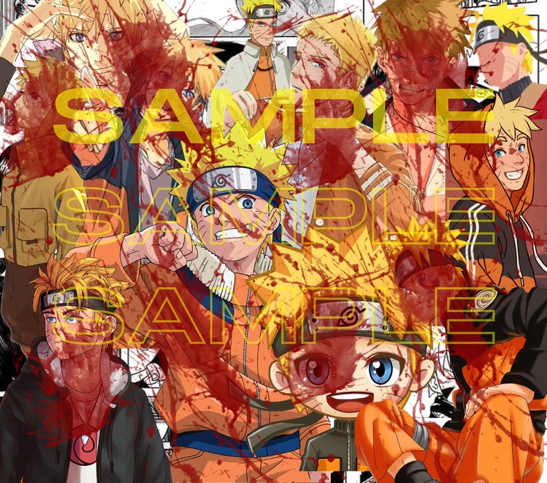 Naruto Anime Template Etsy