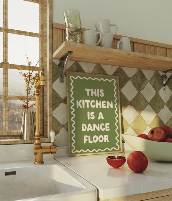 Poster Déco Cuisine Humour Cornichon - 30,5x40,6 Cm, Impression Sur Toile, Sans Cadre, Décoration Murale Amusante - 14