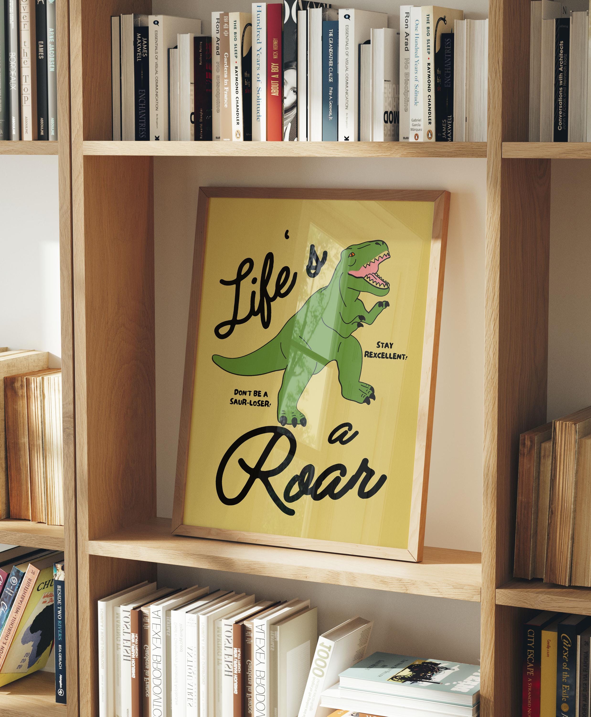 Dinosaur Art Print (digital Download) | Funny Gender Neutral Kid's