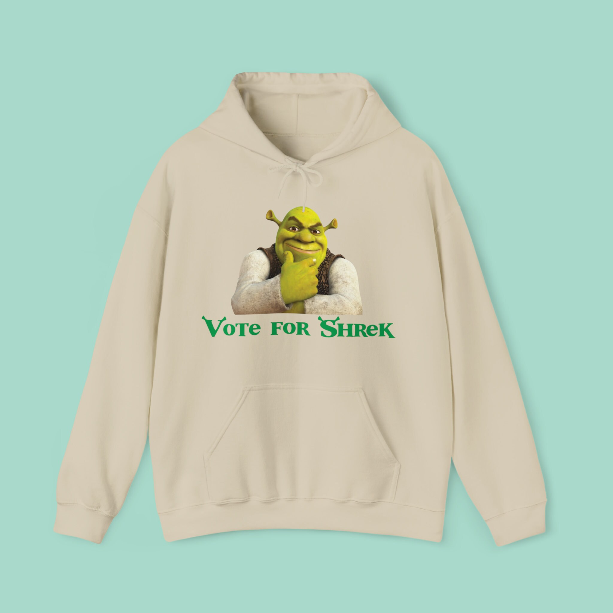 Shrek - Logo Adult Pull-Over Hoodie by Brand A - Fine Art America