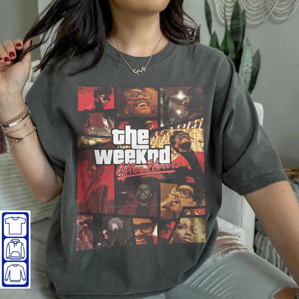 The Weeknd Merch Hip Hop Pop T-Shirt - Dawn FM Tour Die For You V The  Weeknd Starboy Weekend Lyrics(1)
