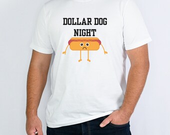 Dollar Dog Night unisex jersey T-shirt met korte mouw, Phillies Dollar Dog Night-shirt, Citizens Bank Park-shirt, Phillies-shirt