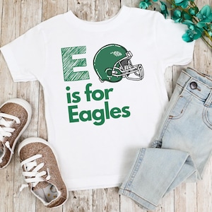 E is for Eagles Toddler's Fine Jersey Tee, Philadelphia Eagles Shirt, Eagles Fan Shirt