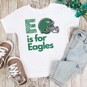 E is for Eagles Youth Short Sleeve Tee, Philadelphia Eagles, Eagles Child Shirt