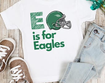 E is for Eagles Youth Short Sleeve Tee, Philadelphia Eagles, Eagles Child Shirt