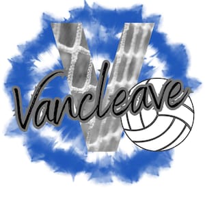 Vancleave volleyball sublimation design