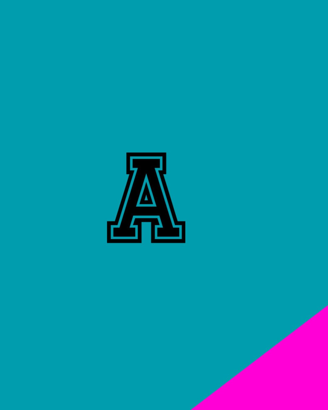 Sticker Letters Varsity Varsity College Letter A Sticker, Vinyl Car Sticker, Truck Sticker, Car ...