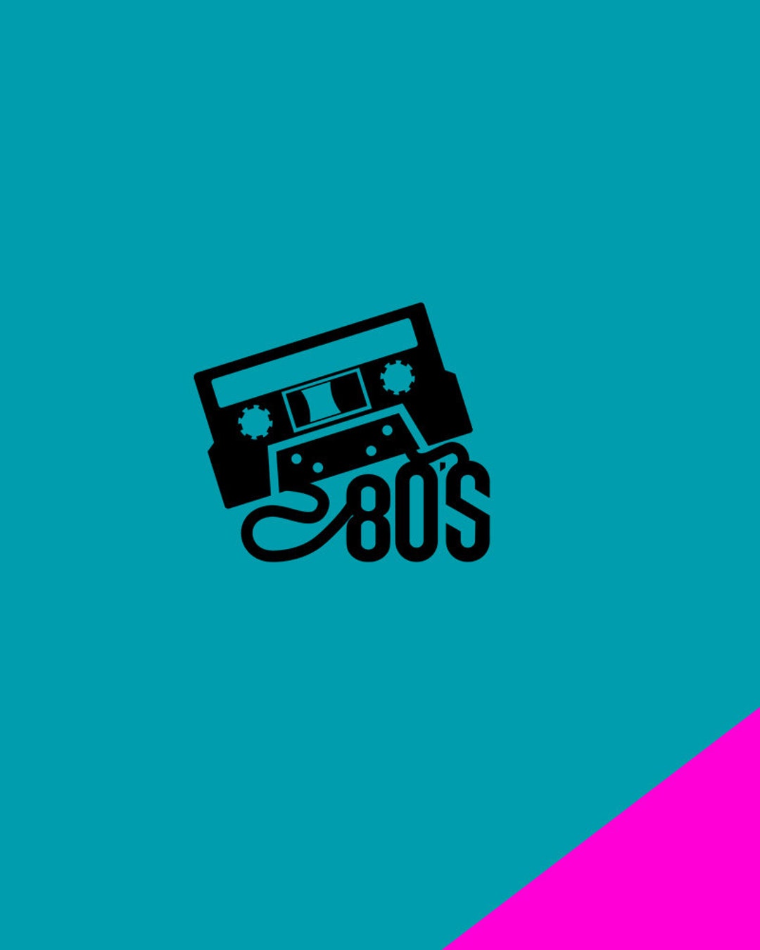 80s Cassette Tape Sticker. Cassette Tape Vinyl Sticker Old Etsy