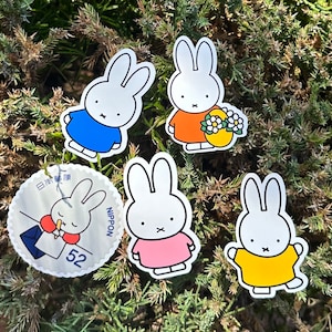 Miffy Head Vinyl Decal Sticker 70mm x 100mm 24 Colours Available