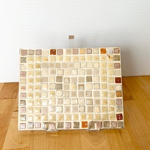 Vintage mcm tiled trivet