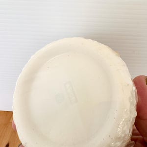 Puede incluir: Una pila de platos blancos, redondos y desechables, envueltos en pl&aacute;stico transparente. Los platos tienen un borde ligeramente texturizado y la palabra "AVON" es visible en la parte inferior.