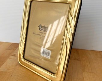 Vintage brass picture frame