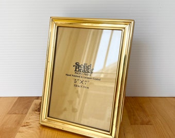 Vintage brass picture frame