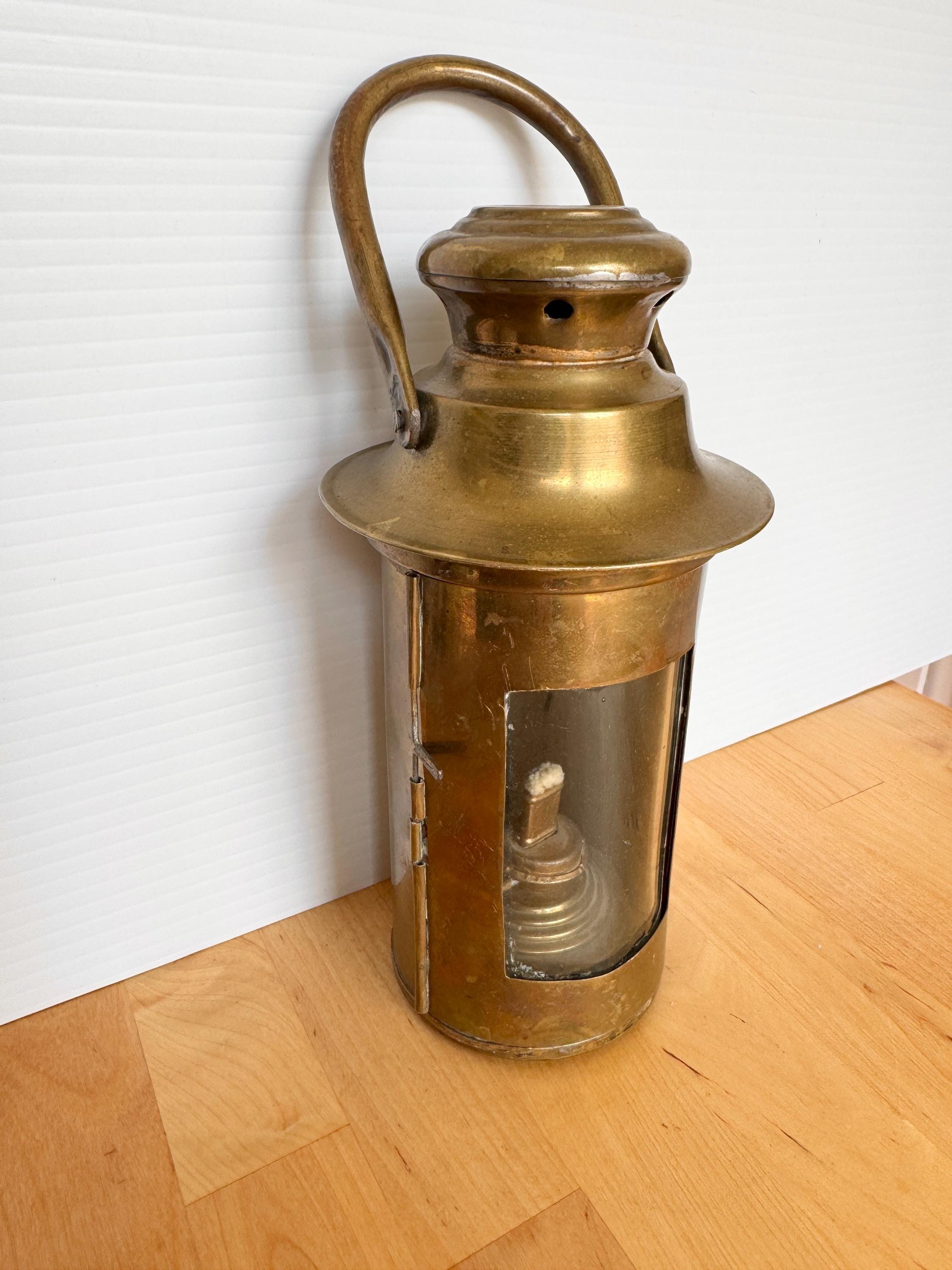 Sherwood Limited Brass and Glass Ship's Binnacle Lantern - Etsy