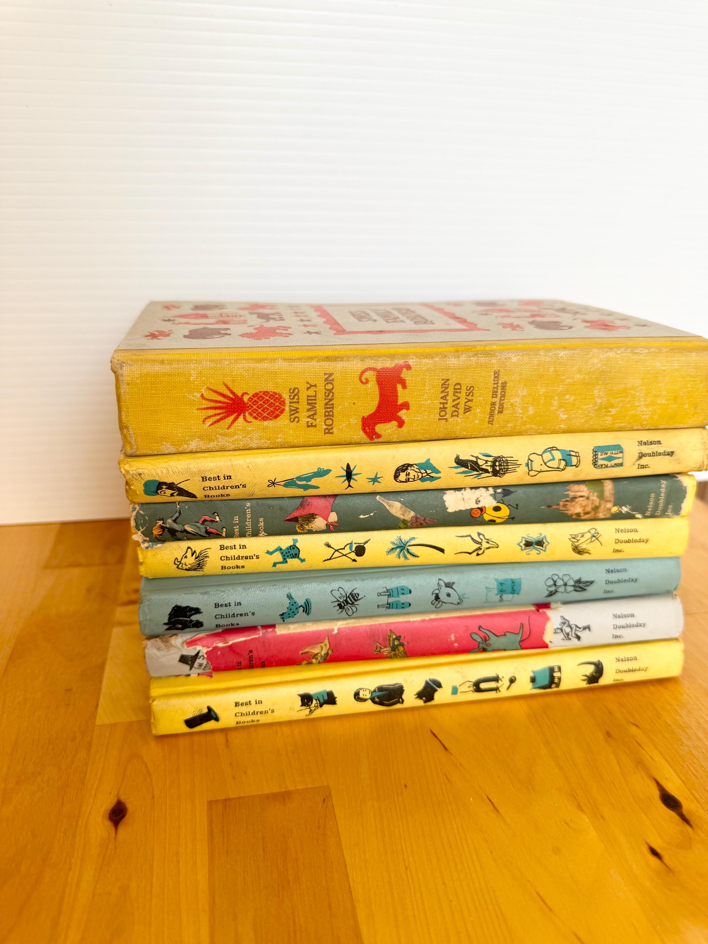 Set of 7 children’s books, stories, hard cover