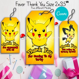 Pokémon Name Label Stickers - 36 designs + Your name – Petit Chou Gifts