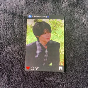 Fanmade Stray Kids Lee Weiß Fotokarte