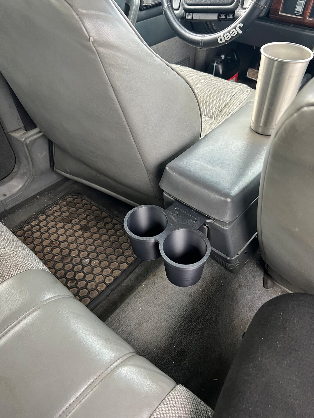 Jeep Cherokee Xj Cupholders Removable Rear Seat 19841996 Etsy