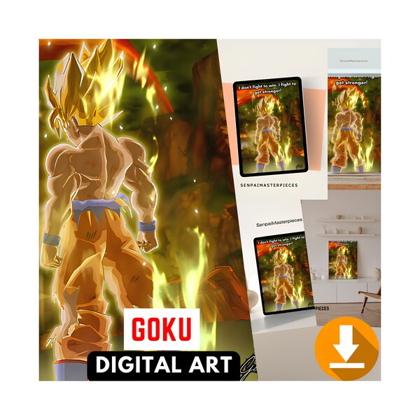 Qualité supérieure | Goku | Arts numériques