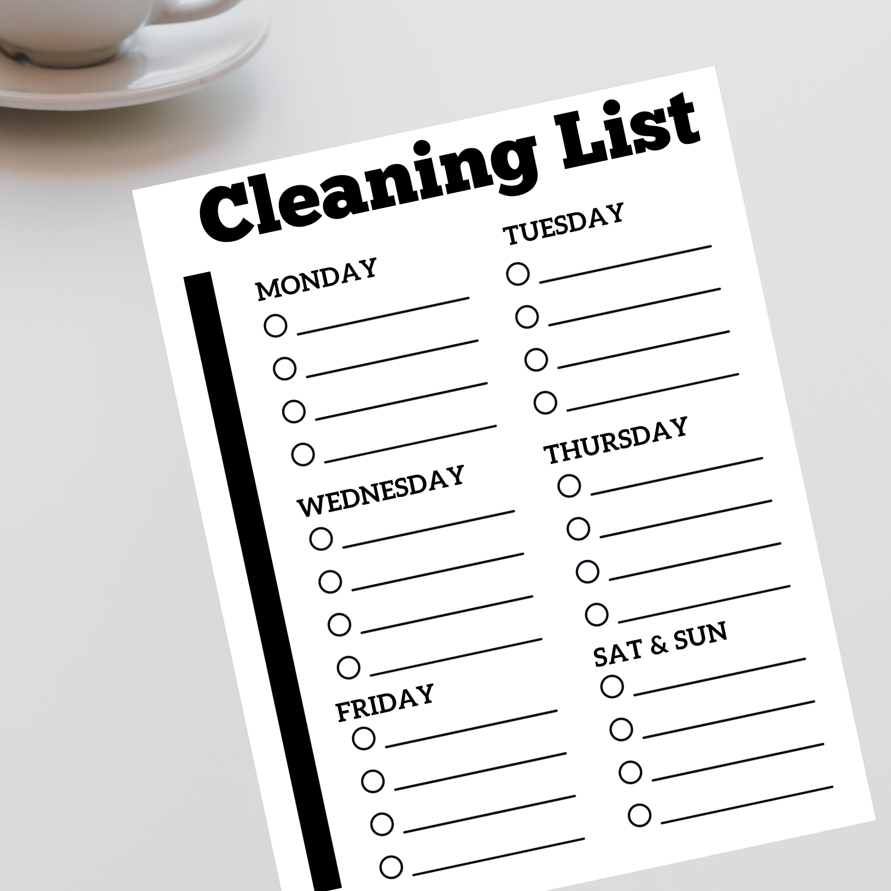 To-do List Printable to Do List PDF to Do List Minimalist to Do List ...