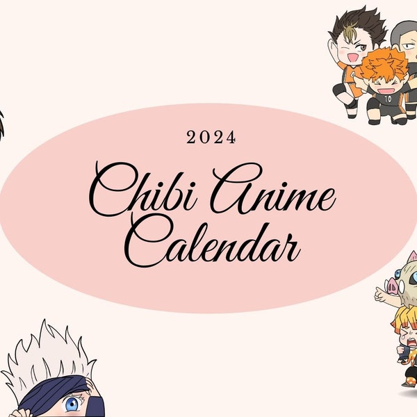Anime 2024 Planners Etsy