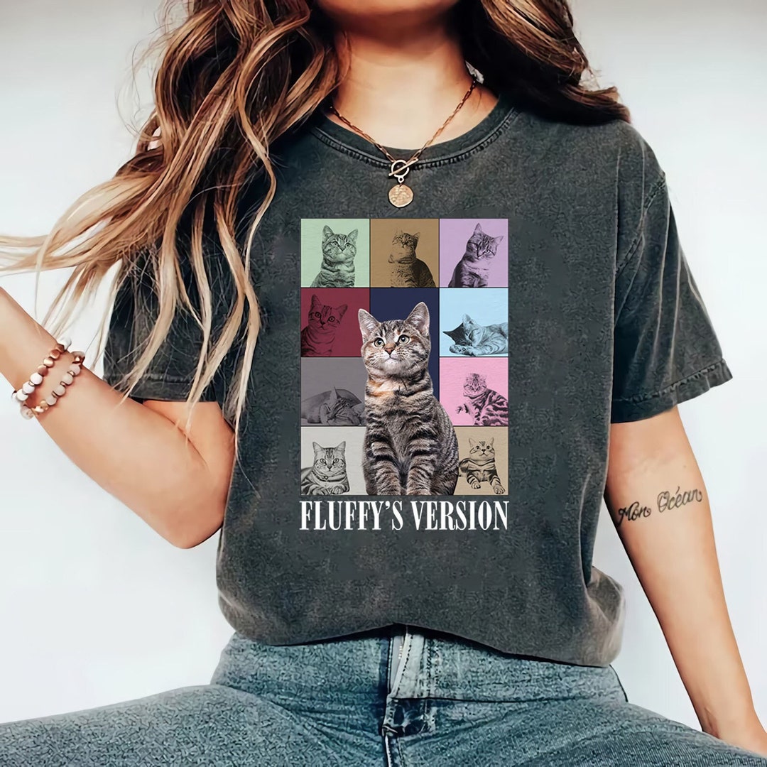 Comfort Colors® Custom Era's Tour Shirt Custom Cat Shirt - Etsy