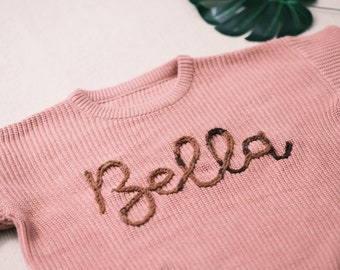 Adorable Toddler Sweaters: Hand Embroidered with a Personal Touch