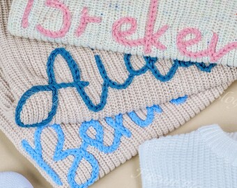 Custom Baby Gift:Personalized Baby Sweater-Handcrafted with Love!