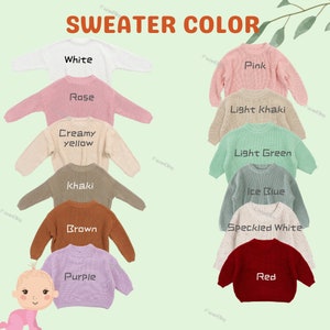 Bespoke Baby Delights: Handcrafted Personalized Baby Sweaters with Tender Embroidery image 10