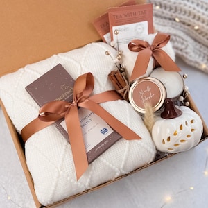 Cozy Fall Gift Box, Halloween Gifts, Thanksgiving basket, Spa gift, Care Package For Her