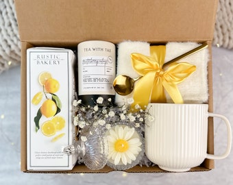 Hygge Gift Box: Cozy Self-Care Package with Socks, Mug & Candle