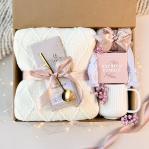 Elegant Self Care Gift Box: Cozy Hygge Gift Basket