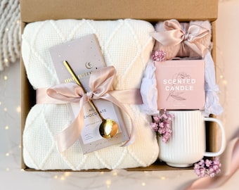 Elegant Self Care Gift Box: Cozy Hygge Gift Basket