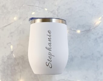Personalized Stainless Steel Tumbler: Custom Name Drinkware
