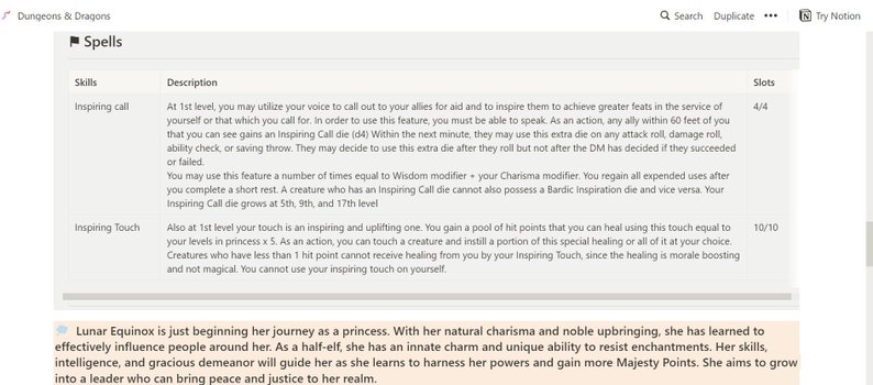 Dungeons and Dragons Ultimate Notion Template - Etsy