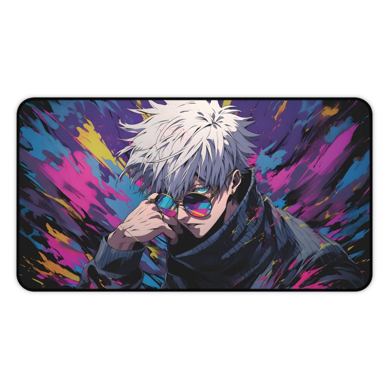 Gojo Satoru Jujutsu Kaisen Desk Mat, XXL Extended Anime Deskmat