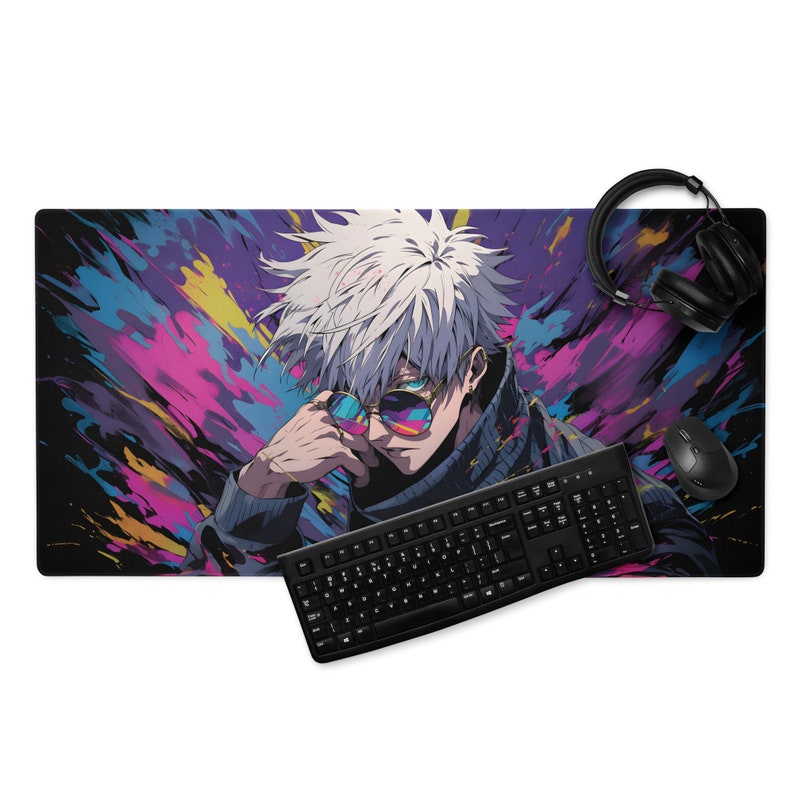 Gojo Satoru Jujutsu Kaisen Desk Mat Etsy