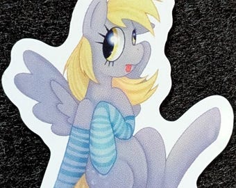 Derpy Hooves Sticker – Silly Pony in Socks | MLP Inspired
