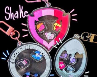 Llaveros agitadores de My Little Pony: Chibi Pie Sisters, Crusaders, Vinyl y Octavia
