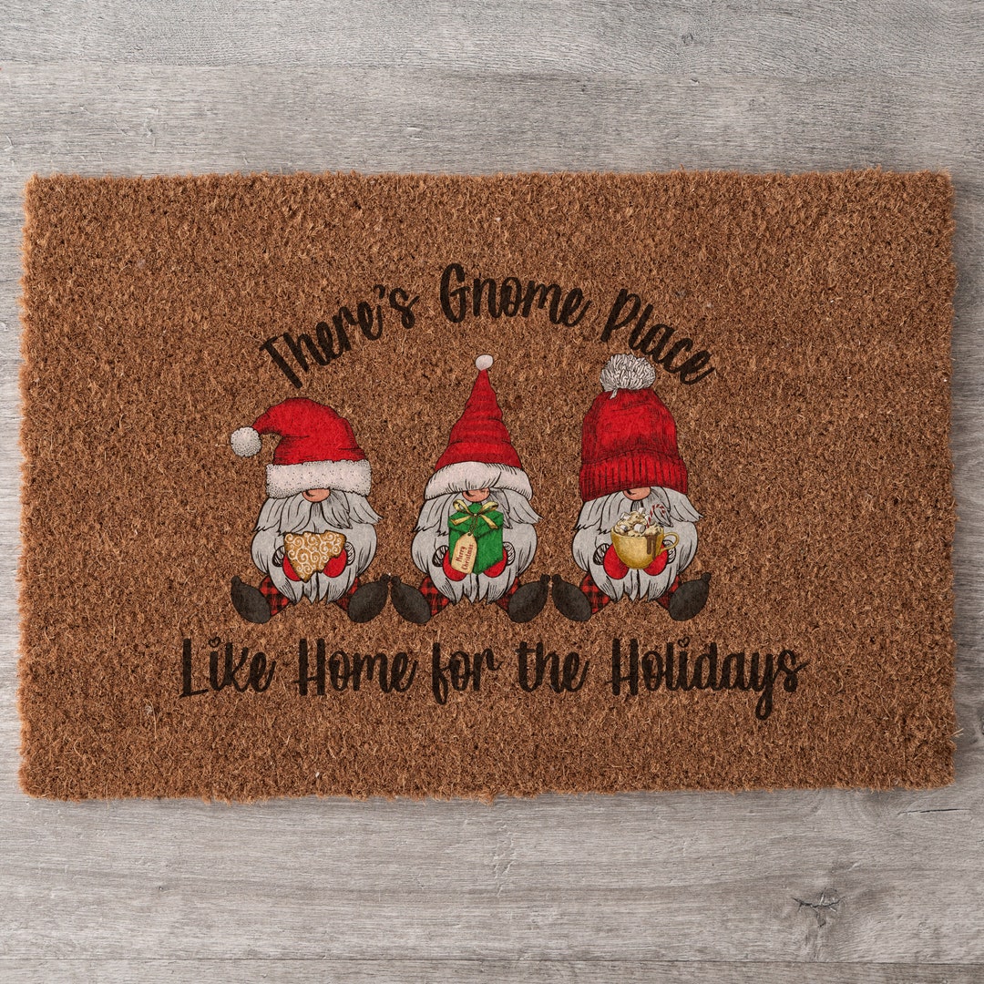 Funny Christmas Doormat Outdoors Decor Coir Mat Christmas Etsy
