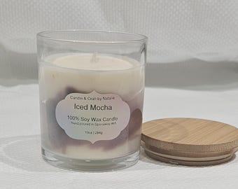10 oz Hand-Poured Soy Candle | Clean-Burning | Long-Lasting | Natural Cotton Wick | Home & Gift