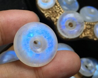 100% Natural moonstone donut Shape Carved Gemstone, Loose Gemstone, donut Shape Gemstone for Jewelry. if you want custom size msg us,