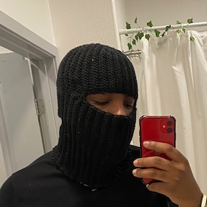 Crochet Balaclava Ski Mask