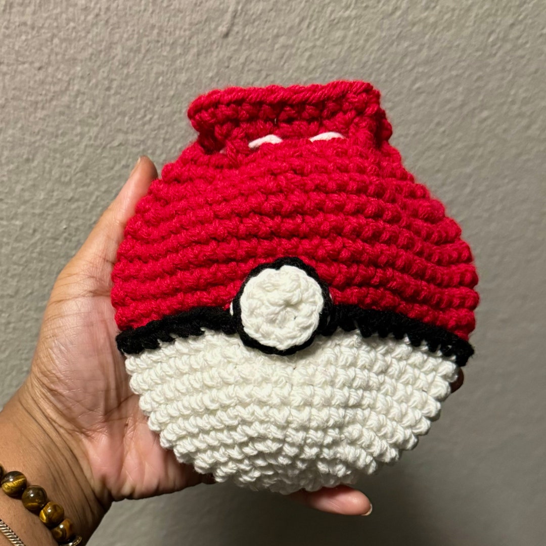 Crochet Pokémon Inspired Pouch - Etsy