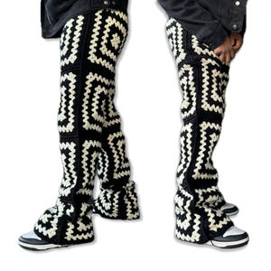 Crochet Granny Square Pants