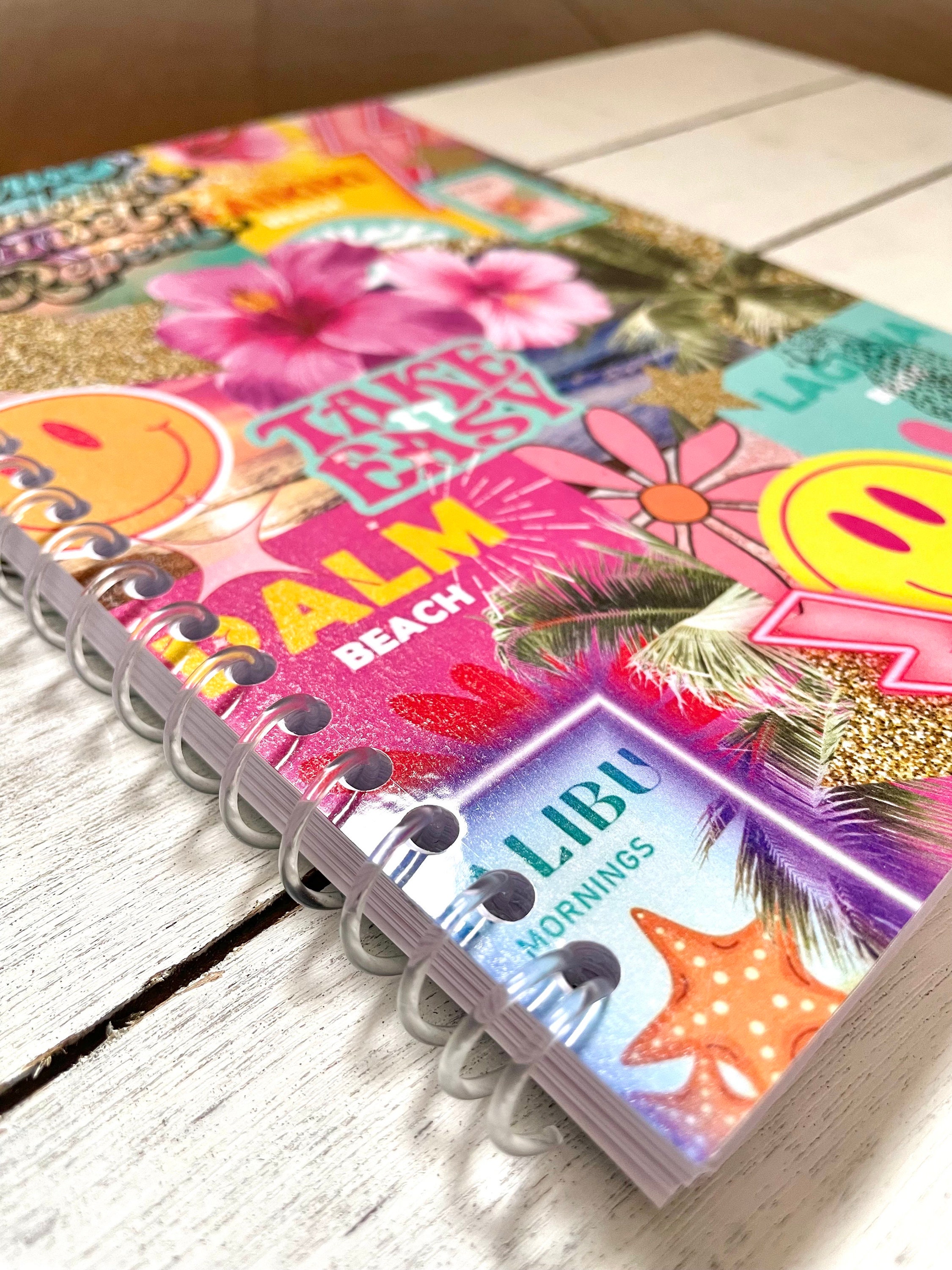 Preppy Spiral Notebooks for Kids, Teens, Adults I 100 Lined Pages, A5 ...