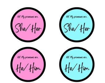 Pronoun Pins