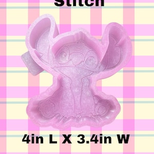 Blue Alien Stitch Silicone Mold   | Silicone Mold  | Freshies Mold | Clay Mold | Resin Mold | Silicone