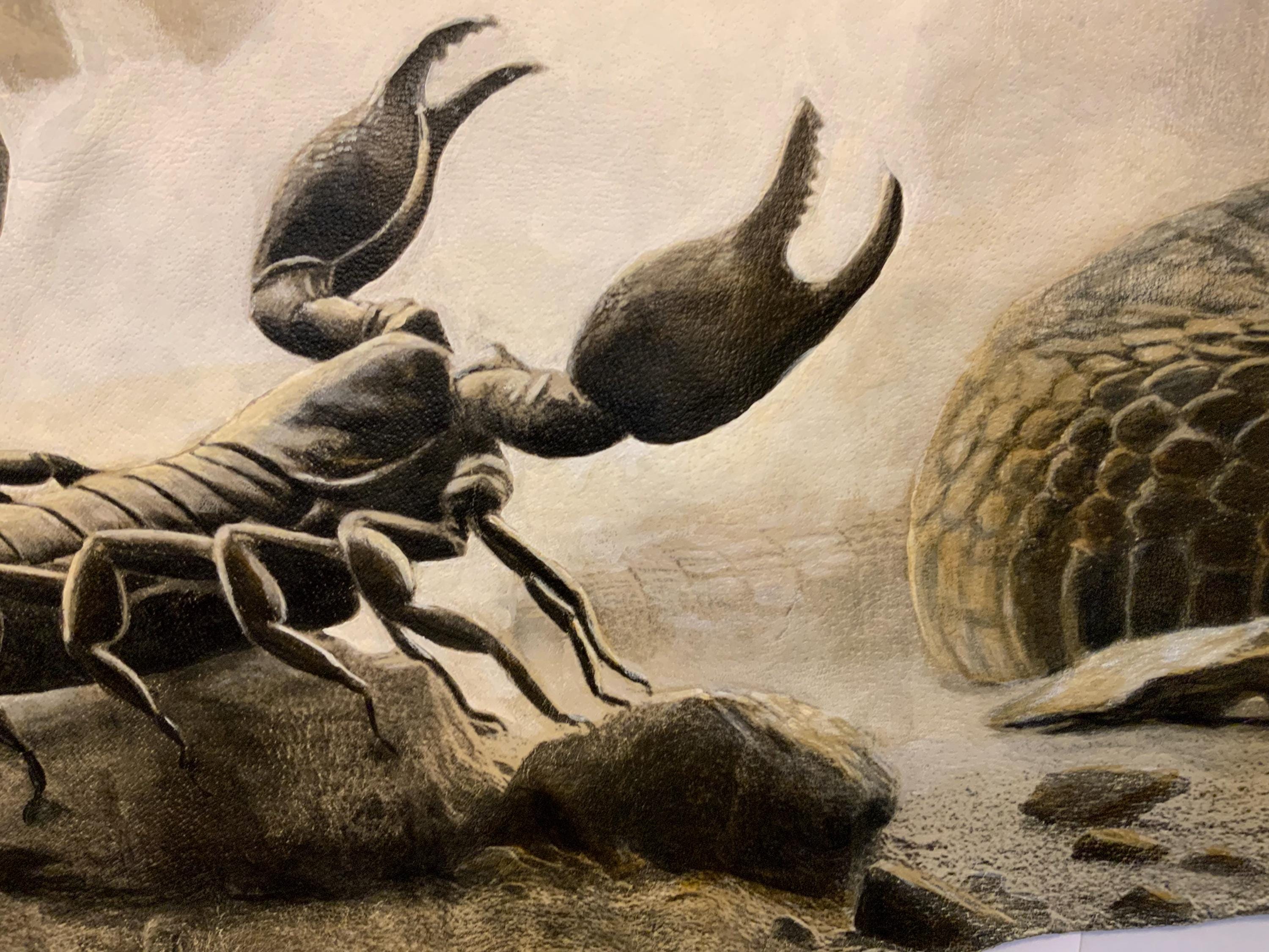 Scorpion and Rattle Snake Confrontation in the Moonscape - Etsy